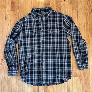 Carhartt Plaid Button Down Men size M